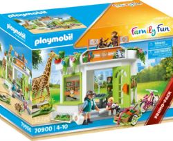 *** PLAYMOBIL FAMILY FUN - CENTRE DE SOINS DU PARC ANIMALIER #70900